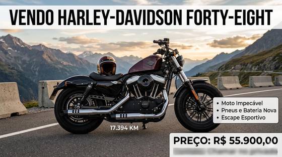HARLEY-DAVIDSON SPORTSTER FORTY-EIGHT HARLEY-DAVIDSON SPORTSTER FORTY-EIGHT